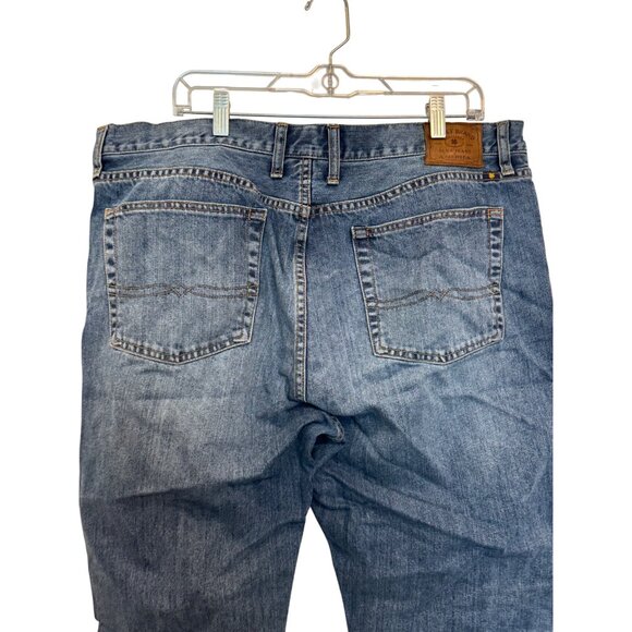 Lucky Brand 181 Relaxed Straight Jeans Mens Size 40x30 Denim Blue Medium Wash - Picture 6 of 7